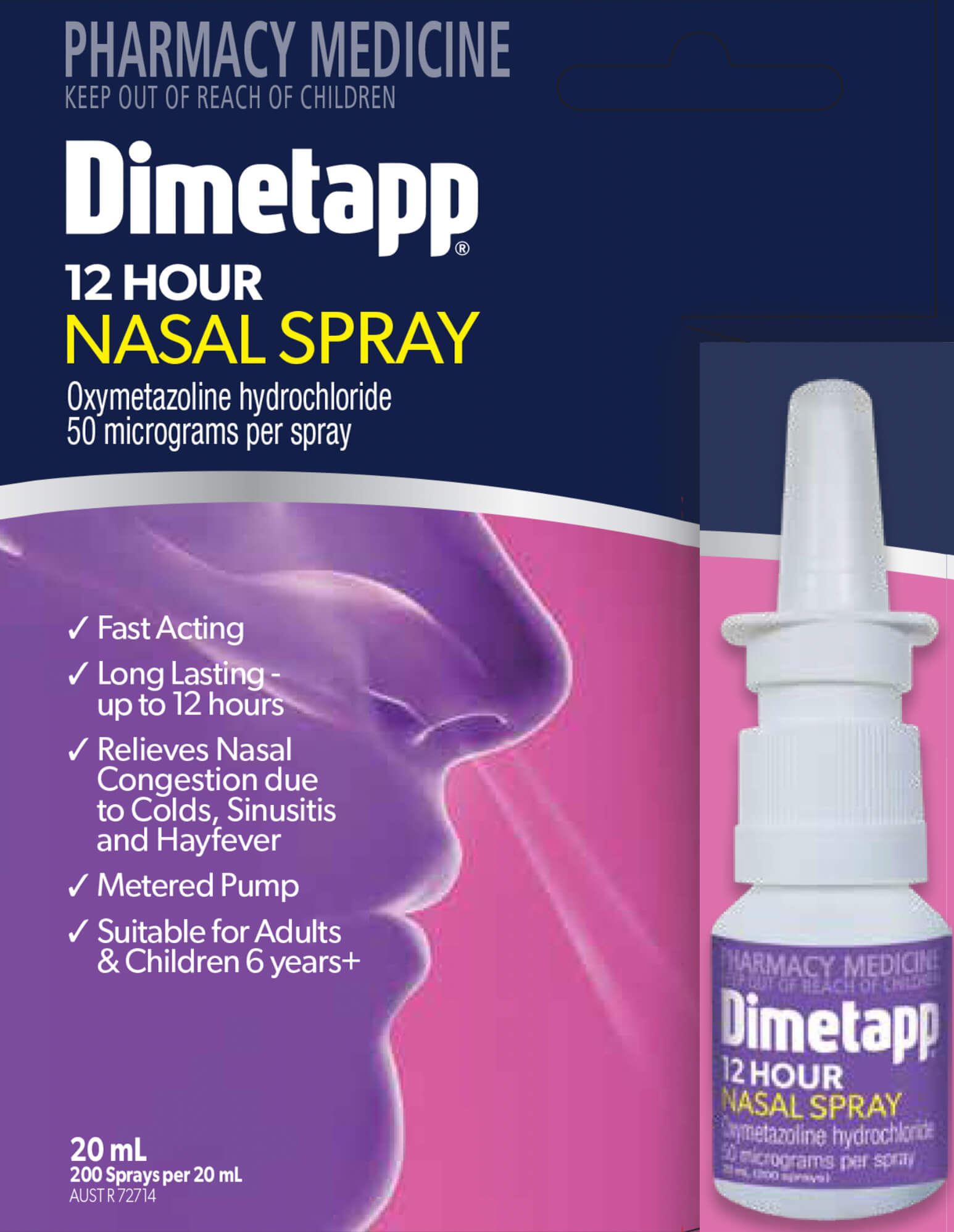 Dimetapp 12 hour nasal spray