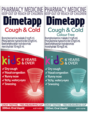 Dimetapp cough and allergy Kids 6 years and over
